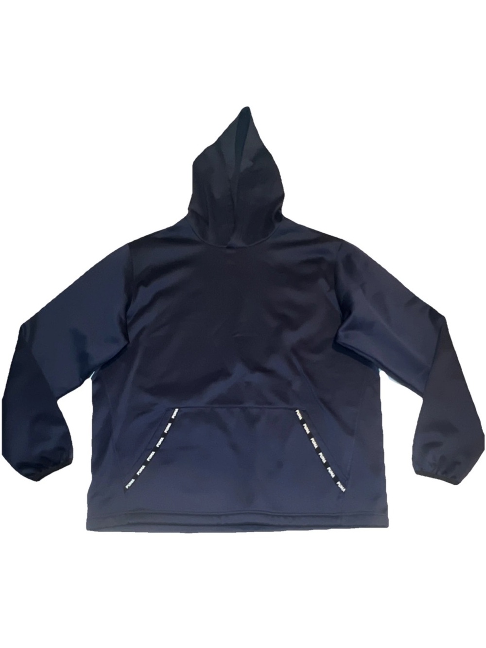 Puma Navy Hooded Training Sweatshirt